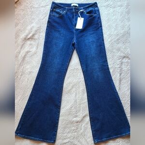 Risen Flare Jeans Dark 15 32W